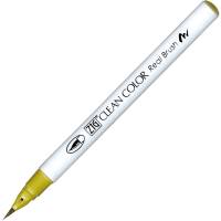 Zig Clean Color vandbaseret pensel pen 057 fluorescerende dark yellow
