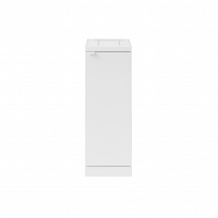 Bica 860 affaldsbeholder 65 liter med låg hvid