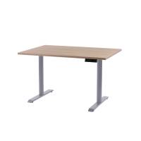 Office elektrisk 3000 Hæve sænkebord - Decor laminat 80x120 cm - Eg
