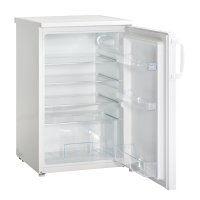 Scandomestic RFT126WE fritst&aring;ende k&oslash;leskab 126 liter hvid