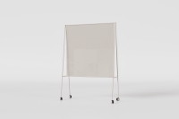 Chat Board Coach magnetisk mobil glastavle 120x120cm Sand
