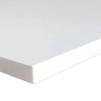 ConSet bordplade 120x60cm 25mm hvid melamin
