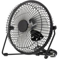 USB Ventilator 13cm (Aluminium) Sort