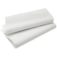 Duni Evolin papirsdug med elegant glans 127x220 cm hvid