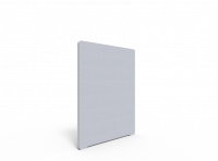Edge skærmvæg 120x150cm lys grå med hvid liste