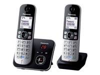 Panasonic KX-TG6822 Trådløs telefon Ingen nummervisning Sort