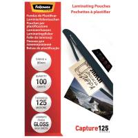 Fellowes lamineringslommer 54x86mm 125 mic blank
