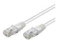  goobay - Netværkskabel - RJ-45 (han) til RJ-45 (han) - 5 m - UTP - CAT 6 - formet - hvid