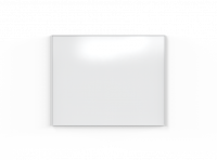 Lintex magnetisk whiteboard ONE hvid ramme 150x120cm 