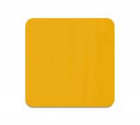 Lintex Curve glastavle 100x100cm Bright, gul