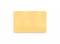 Lintex Curve glastavle 150x100cm Lively, lys gul