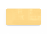 Lintex Curve glastavle 200x100cm Lively, lys gul