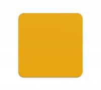 Lintex Curve Silk glastavle 100x100cm Bright, gul