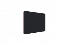 Lintex Edge bordskærmvæg 100x70cm sort med rosa liste
