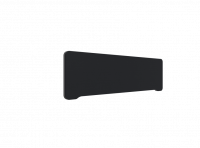 Lintex Edge Table bordskærmvæg 1400x400mm sort med mørkegrå liste