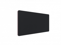 Lintex Edge Table bordskærmvæg 140x70cm sort med rosa liste