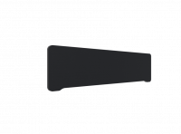Lintex Edge Table bordskærmvæg 1600x400mm sort med mørkegrå liste