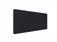 Lintex Edge Table bordskærmvæg 160x70cm sort med hvid liste