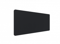Lintex Edge Table bordskærmvæg 1600x700mm sort med mørkegrå liste