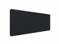 Lintex Edge Table bordskærmvæg 1800x700mm sort med mørkegrå liste