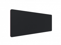 Lintex Edge Table bordskærmvæg 180x70cm sort med rosa liste