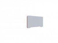 Lintex Edge Table bordskærmvæg 800x400mm lys grå med orange liste