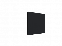 Lintex Edge bordskærmvæg 80x70cm sort med sort liste