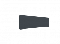 Lintex Edge Table bordskærmvæg 140x40cm mørk grå med mørkegrå liste