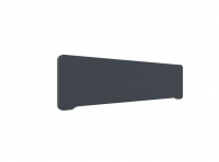 Lintex Edge Table bordskærmvæg 160x40cm mørk grå med grå liste