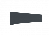 Lintex Edge Table bordskærmvæg 180x40cm mørk grå med mørkegrå liste