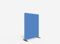 Lintex Edge Floor skærmvæg 100x135cm koboltblå med hvid liste
