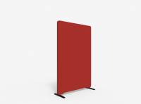 Lintex Edge Floor skærmvæg 100x150cm rød med mørkegrå liste