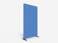 Lintex Edge Floor skærmvæg 100x180cm koboltblå med grå liste