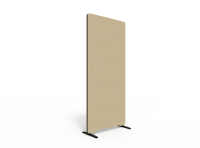 Lintex Edge Floor skærmvæg 80x180cm beige med sort liste
