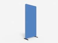 Lintex Edge Floor skærmvæg 80x180cm koboltblå med hvid liste