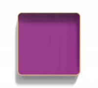 Lintex Frame glastavle med egetræsramme 100x100cm Vivid, violet