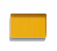 Lintex Frame glastavle med grå ramme 150x100cm Bright, gul