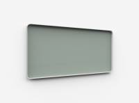 Lintex Frame Wall glastavle med grå ramme 200x100cm Frank, grågrøn