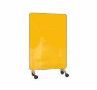 Lintex Frame Mobile glastavle 120x196cm med eg ramme Bright, gul