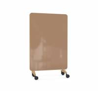 Lintex Frame Mobile glastavle 120x196cm med eg ramme Humble, mokka