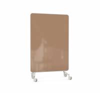 Lintex Frame Mobile glastavle 120x196cm med grå ramme Humble, mokka