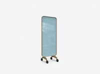 Lintex Frame Mobile glastavle 75x196cm med egetræsramme Calm, lys blå