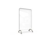 Lintex Frame Mobile glastavle med grå ramme Pure, hvid