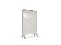 Lintex Frame Mobile glastavle 120x196cm med grå ramme Soft, lys beige