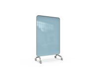 Lintex Frame Mobile glastavle 120x196cm med grå ramme Calm, lys blå