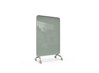 Lintex Frame Mobile glastavle 120x196cm med grå ramme Frank, grågrøn
