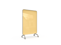 Lintex Frame Mobile glastavle 120x196cm med grå ramme Lively, lys gul