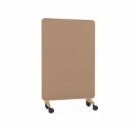 Lintex Frame Mobile Silk glastavle 120x196cm med egetræsramme Humble, mokka