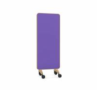 Lintex Frame Mobile Silk glastavle 75x196cm med egetræsramme Dreamy, lilla