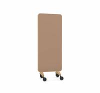 Lintex Frame Mobile Silk glastavle 75x196cm med egetræsramme Humble, mokka